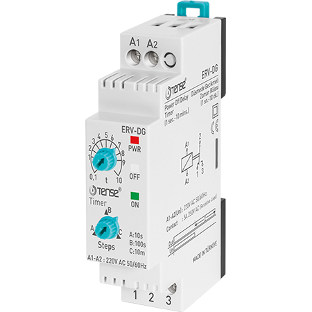 TENSE ERV-DG power off delay timer