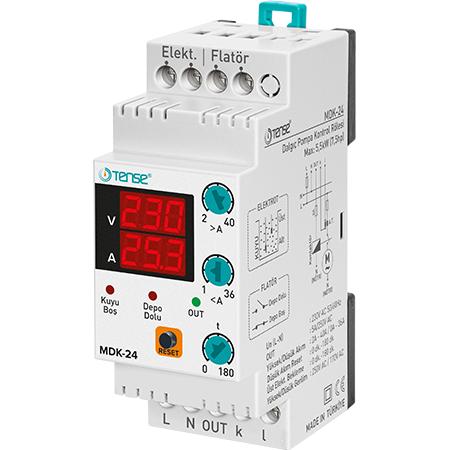 TENSE MDK-24 submersible pump control relay