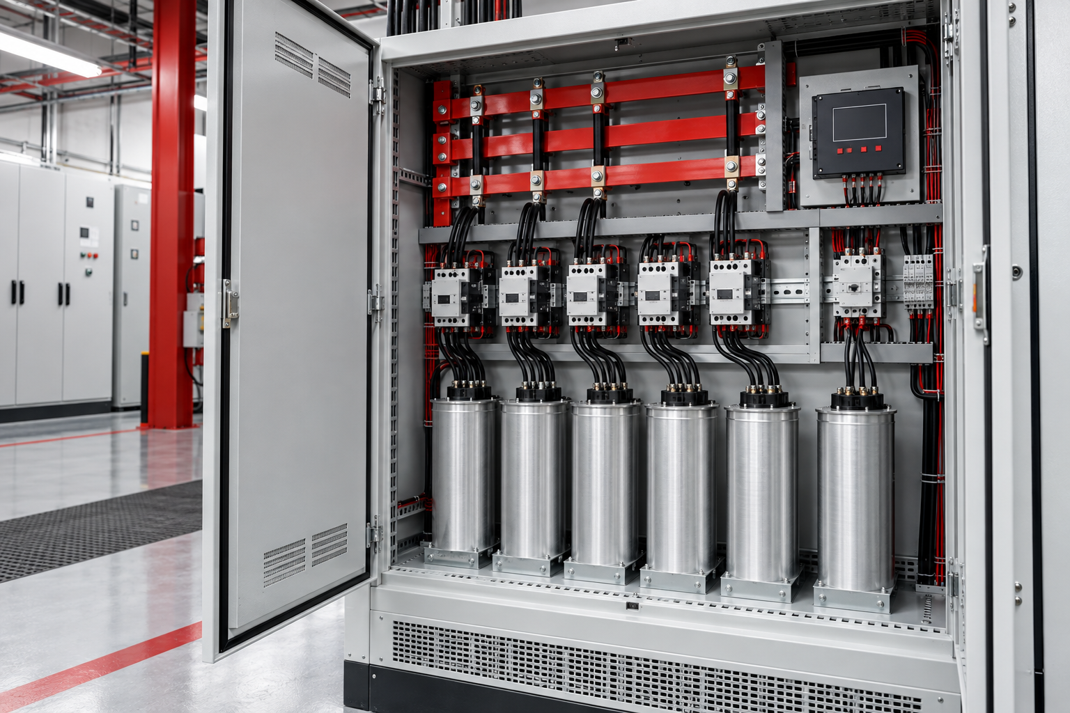 Power Factor Correction Capacitor Banks: What They Do and When an Industrial Site Needs One - INTEKS industrial electrical guide